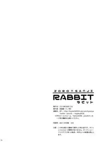 (C90) [Kyozoya (Kunoichi)] RABBIT (One Piece)