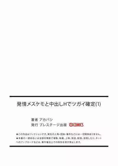 Hatsujou Mesukemo to Nakadashi H de Tsugai Kakutei 1