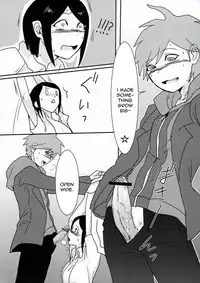 (Gakuen Trial) [Hanaji (Douman Ao)] Psycho x Fake (Danganronpa) [English] [Amamiami-kun]