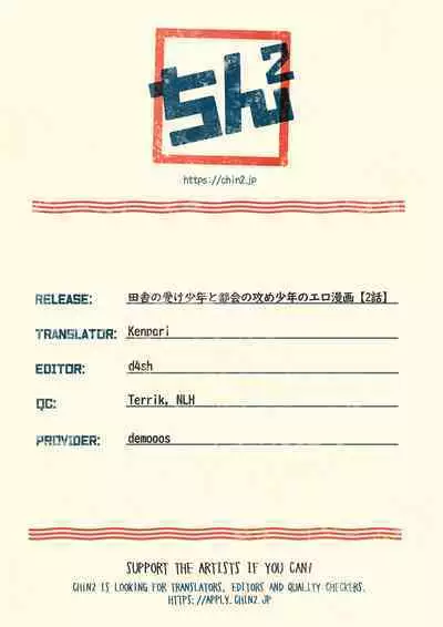 Inaka no Uke Shounen to Tokai no Seme Shounen no Ero Manga