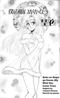 Boku No Negai ga Kanau [My Wish Has come True, rewrite