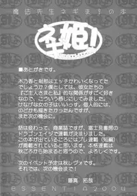 (C66) [ESSENTIA (Fujima Takuya)] Negihime! (Mahou Sensei Negima!)