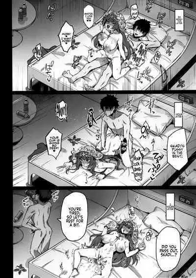 Chaldea Midsummer Vacation. Marrying and Mana Transferring with Bride Skadi