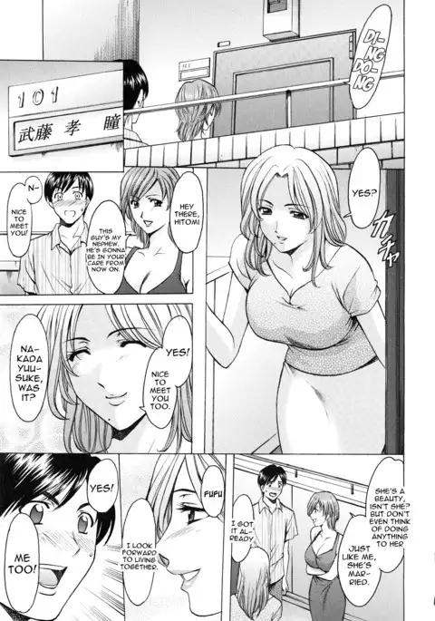 Yuuwaku no Toshiue Apartment Ch.1-2