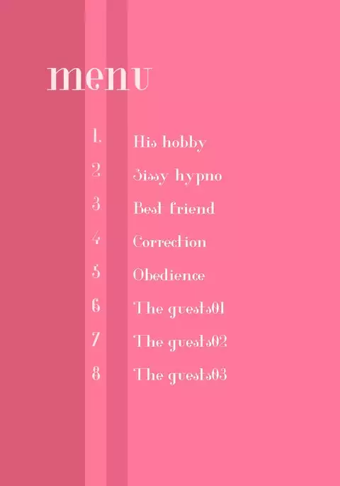 "SISSY A LA CARTE 8" ~Netorare Otokonoko, Teisoutai Kanri Mesuka Choukyou~