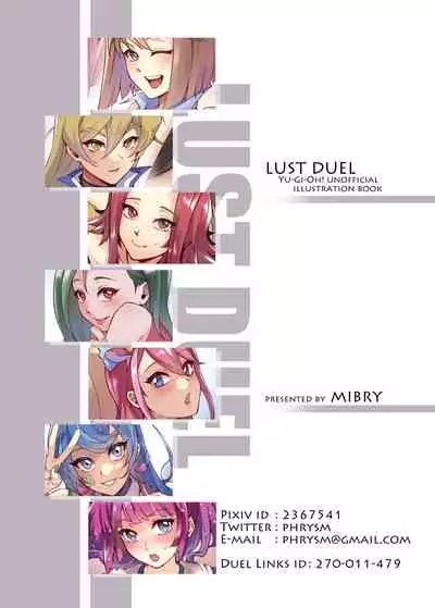 [Miburi (MIBRY)] LUST DUEL (Yu-Gi-Oh!) [Digial] (Uncensored)