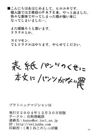 (C67) [Jishou Seijunha (Hiroyuki)] PLATONIC MAGICIAN H (Fate/stay night)