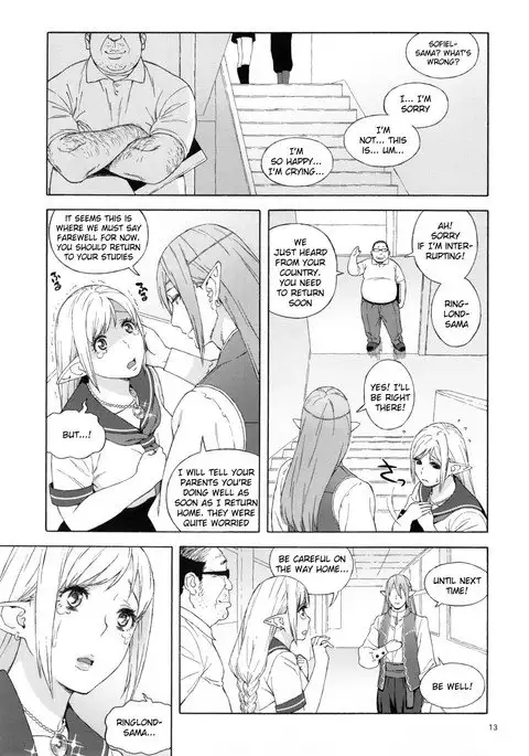 Tenkousei JK Elf 2 -Kegasareta Konyaku no Akashi- {doujins.com}
