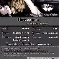 (C77) [INUGATA SUMMIT (Fujino)] THREESOME (Togainu no Chi) [English] [Gloomy Gloo Scanlations]