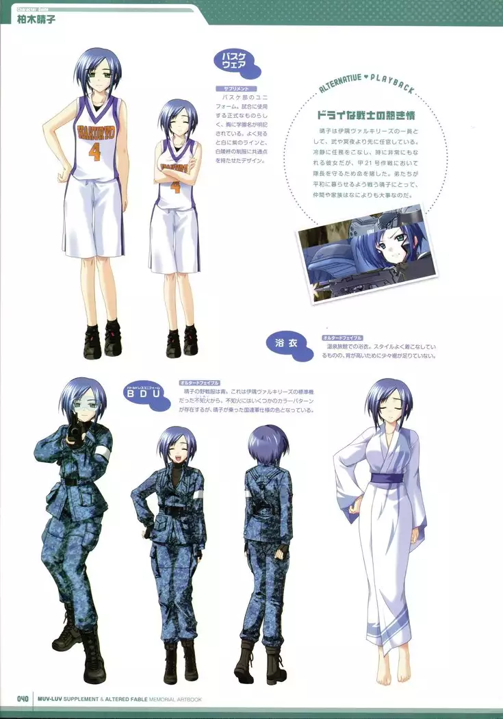 Muv-Luv Supplement & Altered Fable Memorial Art Book