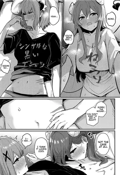 [Bochi Bochi no Ki (Borusiti)] Mazoku no Usui Sho (Machikado Mazoku) [English] [Santa Claus Isn't Real]