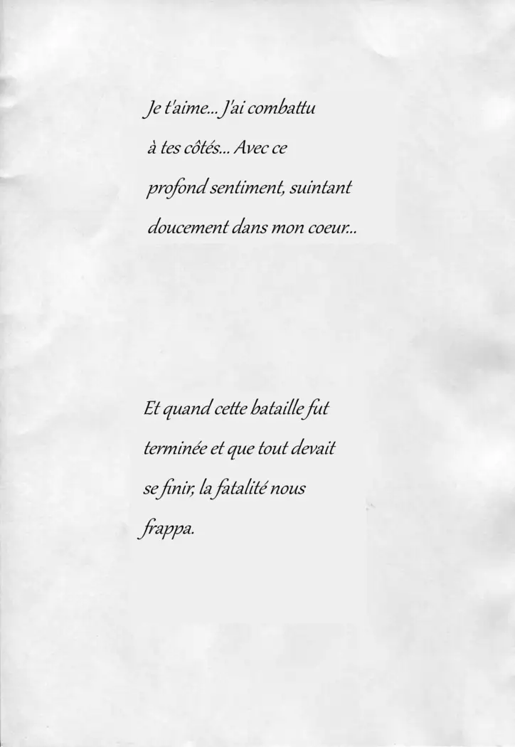 return to lover/Le retour de l'amour