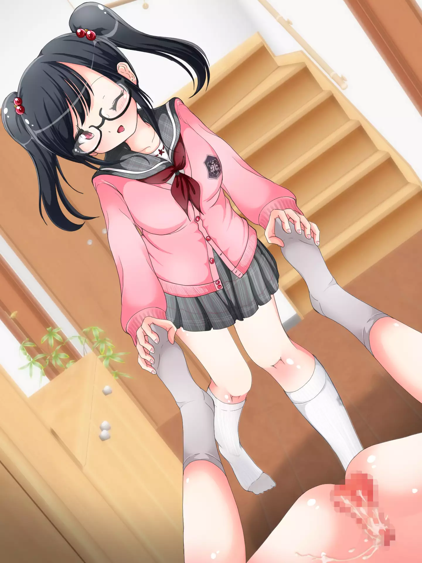 Ashi de Nando mo Choukyou Sarechau!! Aki no Seifuku Kaikan Ashikoki