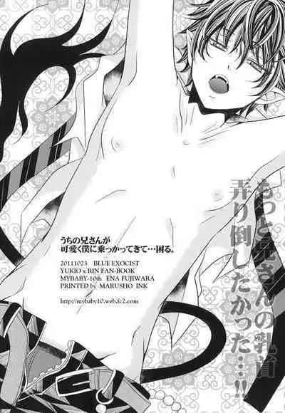 うちの兄さんが可愛く僕に乗っかってきて…困る。