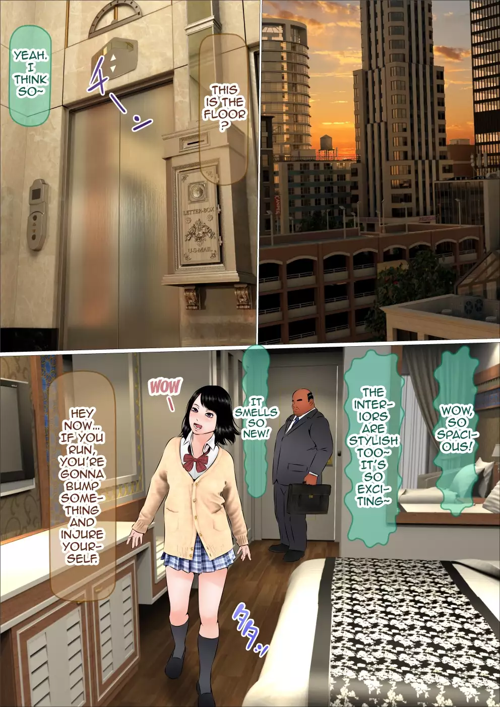 Hajimete no Aite wa Otou-san deshita - #3 Inran Kyonyuu na Choujo