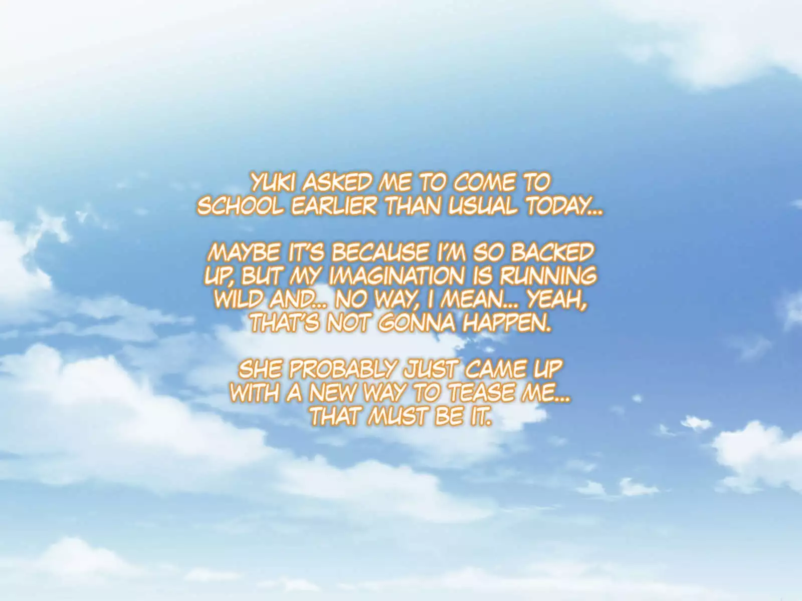 A Relationship about Orgasm Control