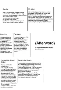 [Matsumoto Jiro] City of Honests and Heretics [English]