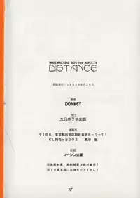 (C48) [Dai Nippon Kodomo Shuppan (DONKEY)] distance (Marmalade Boy) [English] [EHCOVE]