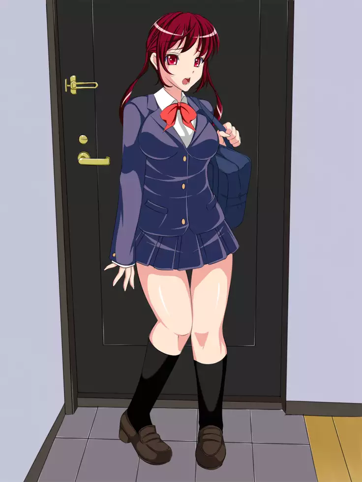 futanari JK no chipo shabuttemita !