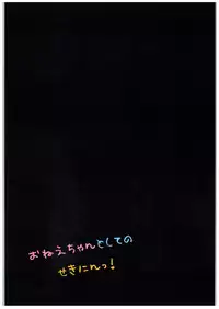 (C89) [Nanmin Festival (Gibuchoko)] Onee-chan Toshite no Sekinin! (Touhou Project)