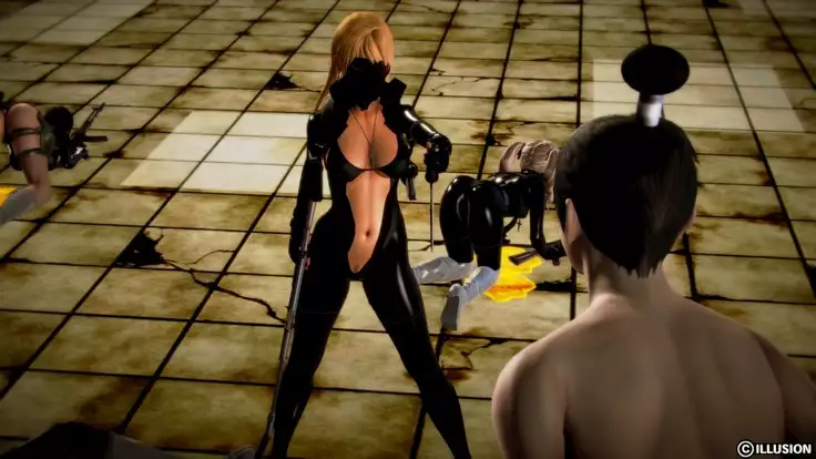 Female Spy Force Fight