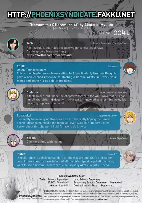 Natsumitsu x Harem! + Bonuses