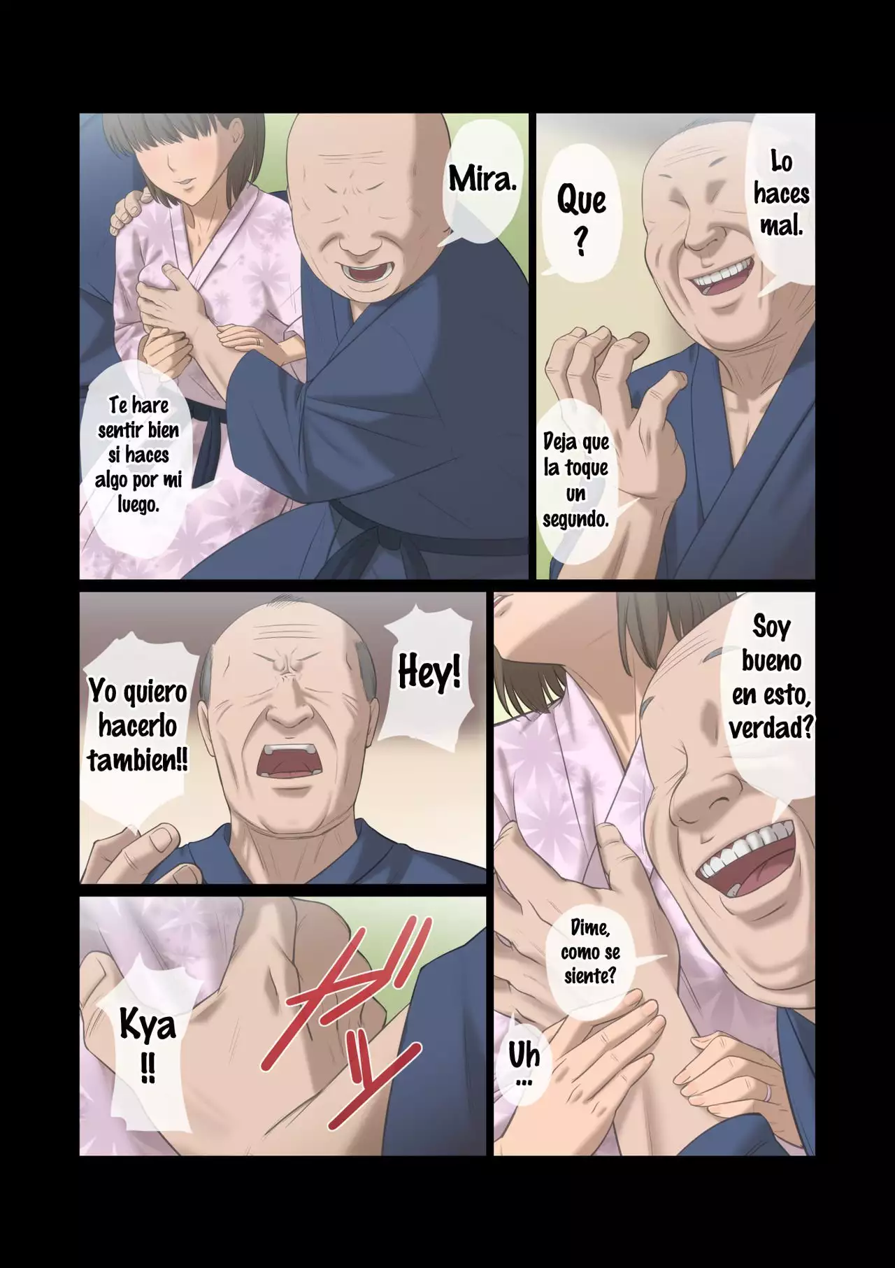 Kinjo no Ojii-san ni Onsen ni Tsureteikarete Okasareta Wakazuma