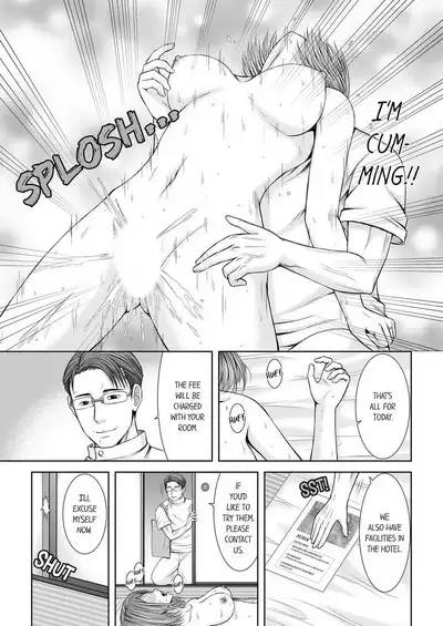 [Icelatte] Seitraishi ni Jirasare Tsuzuketa Tsuma ~Otto ni wa Ienai Nureiki Massage 1-6 | A Wife who Gets Teased Continually by a Masseur ー A Massage that Makes Me Cum Behind My Husband’s Back 1-6 [English]