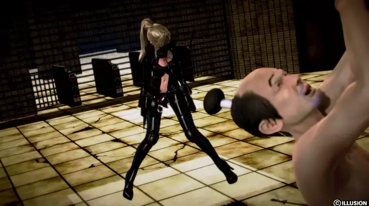 Female Spy Force Fight