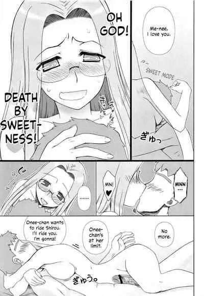 Yappari Rider wa Eroi na 8 "Rider, Oneechan ni naru" | As expected, Rider is erotic 8. "Oneechan was worried about you"