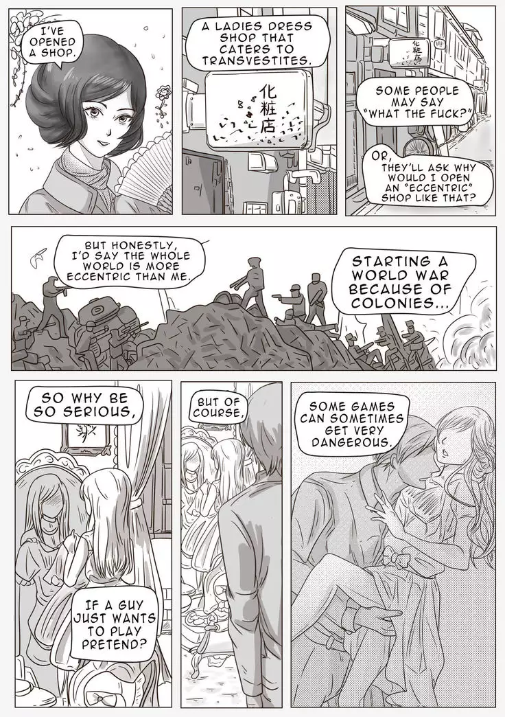 Dressed up!, crossdress in modern times