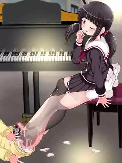 [Oneashi (Oneashi.)] Onna Gakusei no Fumi Fumi Kyouiku!? Tights & KneeSo Matsuri