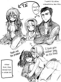 (Pixiv) [Takashi] TS boyfriend and the bi girlfriend [English] [Samachan]