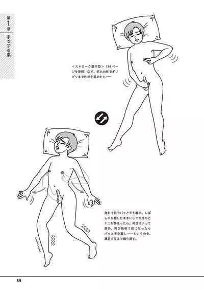 Otoko no Jii Onanie Kanzen Manual Illustration Han...... Onanie Play