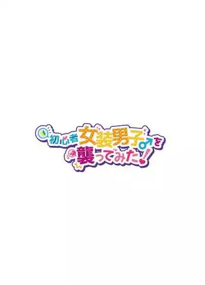 Shoshinsha Josou Danshi o Osotte Mita