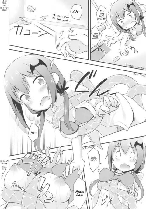 Satania VS Shokushuburo | Satania VS Tentacle Bath