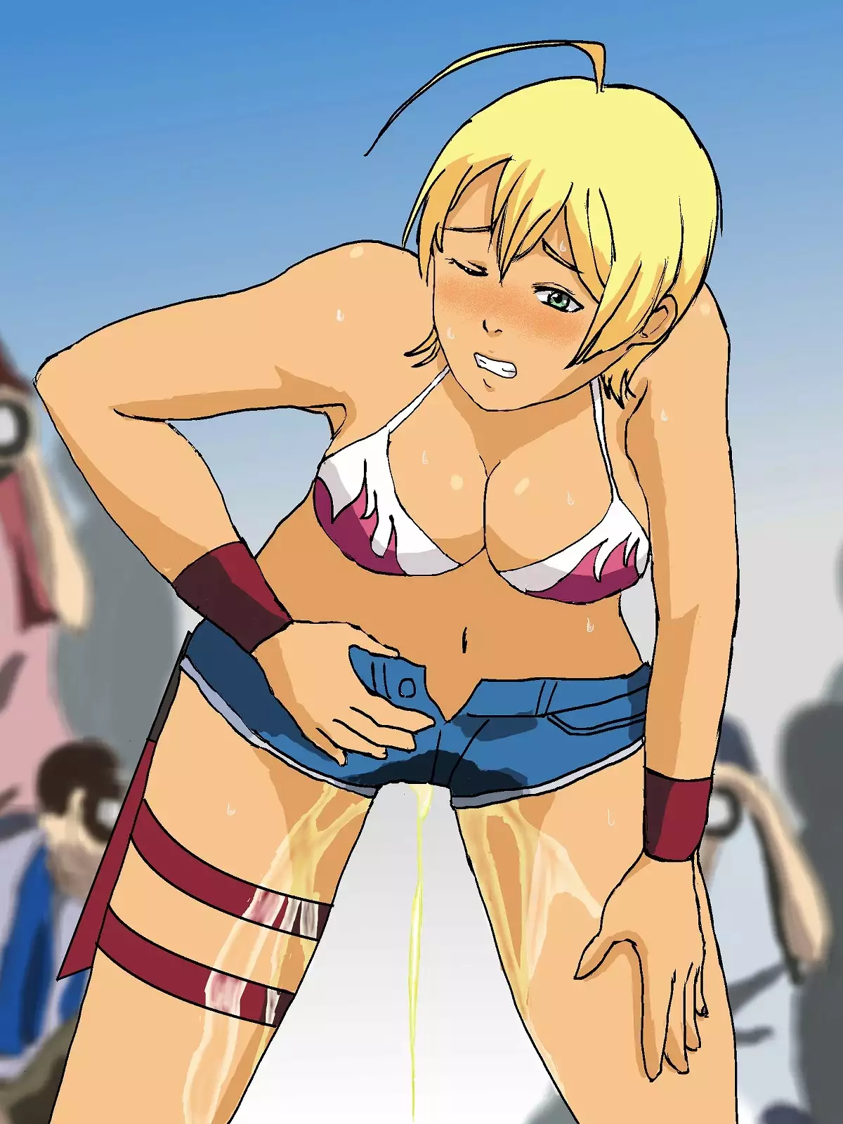 Cosplayer ga Satsueichuu ni Omorashi suru dake no Ohanashi