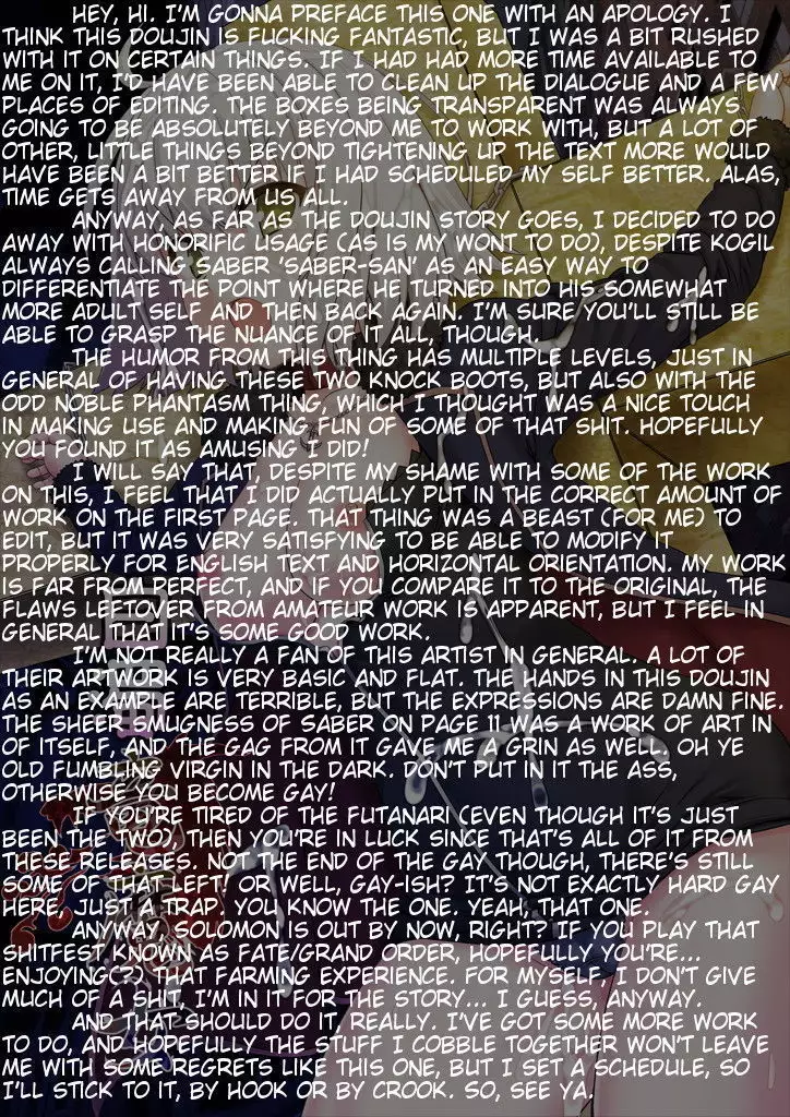 Kuro Saber x Ko Gill no Mattaku Tadashikunai Hougukouza