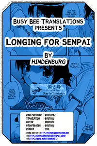 [Hindenburg] Akogare no Senpai | Longing for Senpai [English]