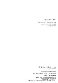 (SPARK12) [Fukagawa (Tsuzurao Kaya)] Tsukiakari, Yuki no Naka (Fate/kaleid liner Prisma Illya)