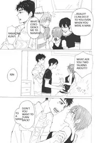 (Renai Jaws 5) [sashilot (Tenjou Shio)] Yon-P! (Free!) [English] [rinrinlove]