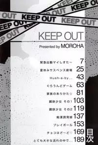 [Moroha] Keep Out