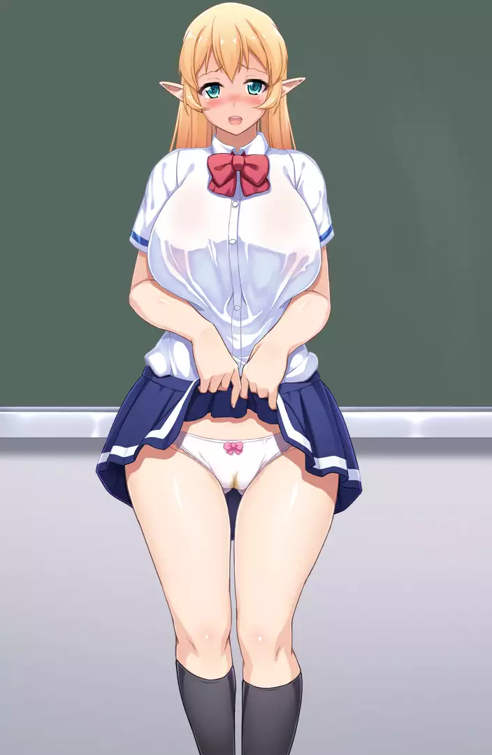 Junshin na Elf no Ryuugakusei ni Anal Choukyo shiyo！