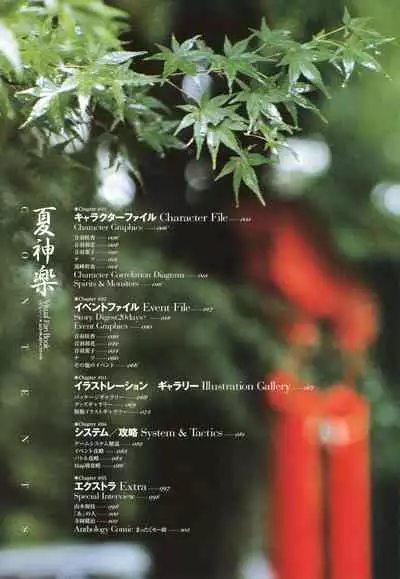 Natsukagura Visual Fan Book