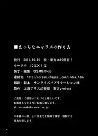 [Nipakupa (Cream)] H na Nyarisu no Tsukurikata. (Touhou Project) [Digital]