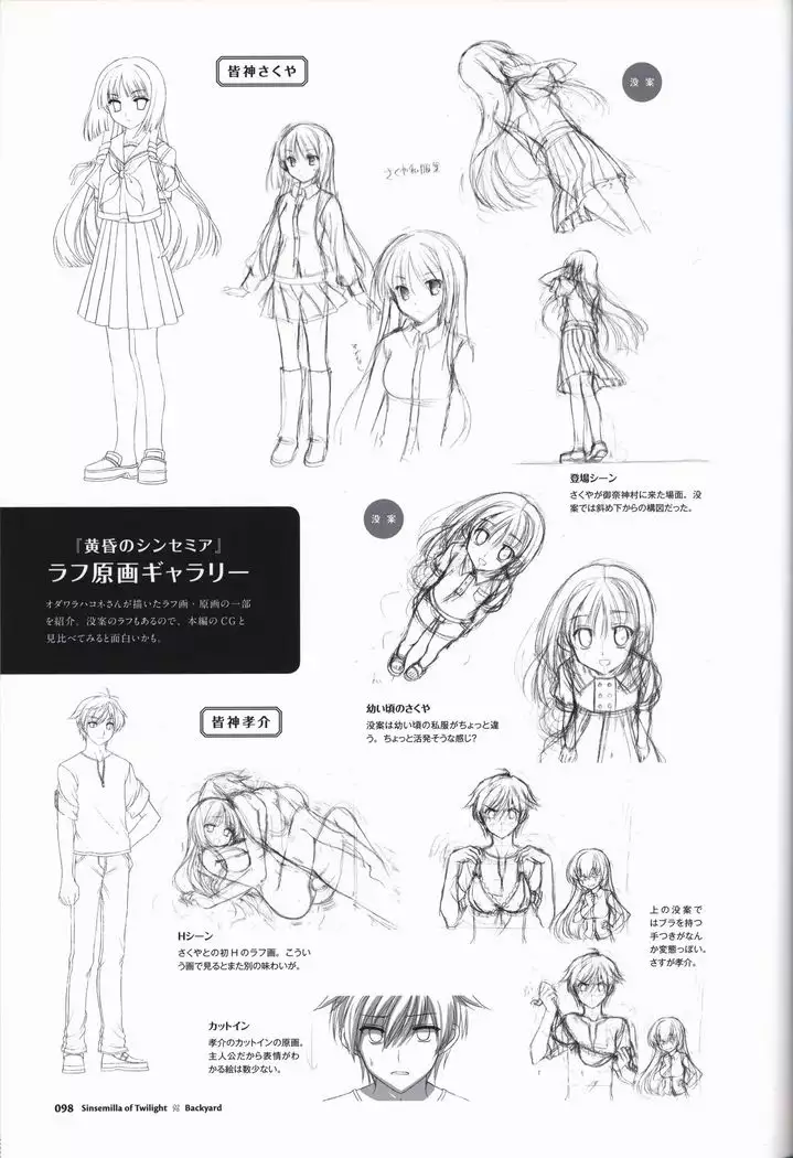 Tasogare no Sinsemilla Official Visual Fan book