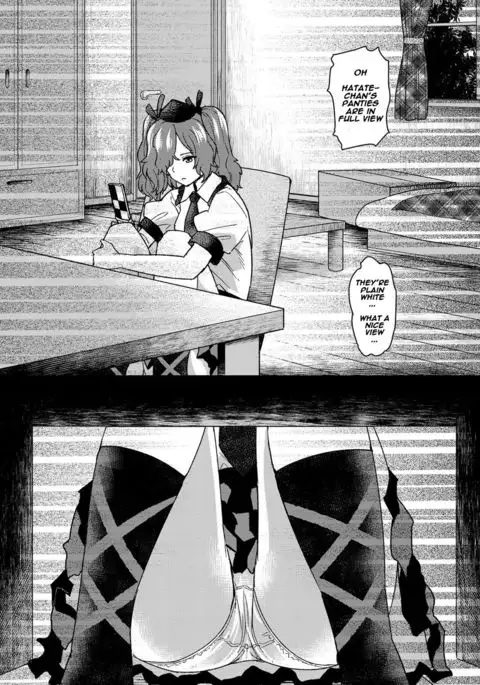 Secretly filming!! Hatate Himekaidou is playing with herself!!