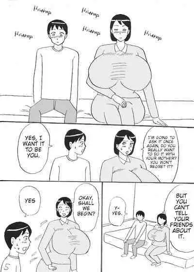 Bakunyuu Mama no Fudeoroshi | First Time with Huge Breasted Mom