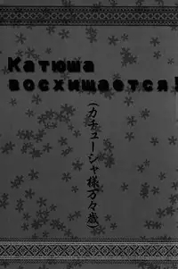 (C84) [SHINING (Shaian)] Katyusha-sama Banbanzai (Girls und Panzer)