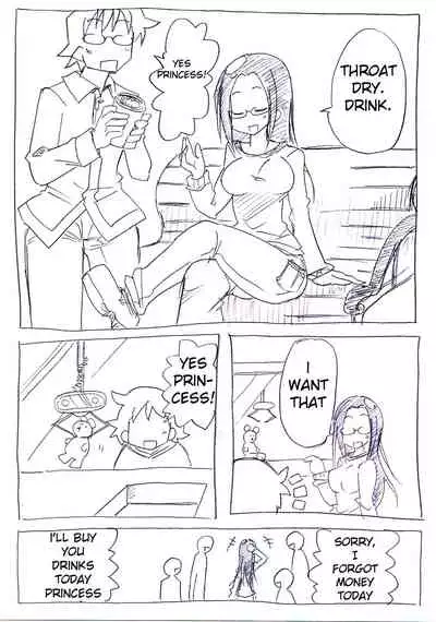 The princess is fucked in her sleep by an entourage of geeks